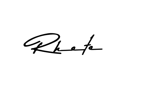Make a beautiful signature design for name Rhete. Use this online signature maker to create a handwritten signature for free. Rhete signature style 9 images and pictures png