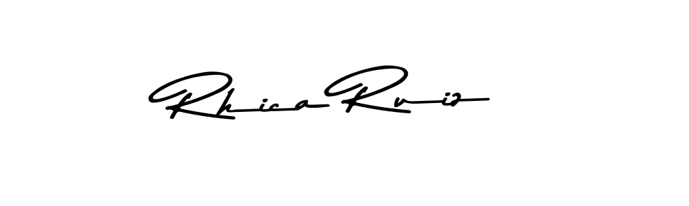 Similarly Asem Kandis PERSONAL USE is the best handwritten signature design. Signature creator online .You can use it as an online autograph creator for name Rhica Ruiz. Rhica Ruiz signature style 9 images and pictures png