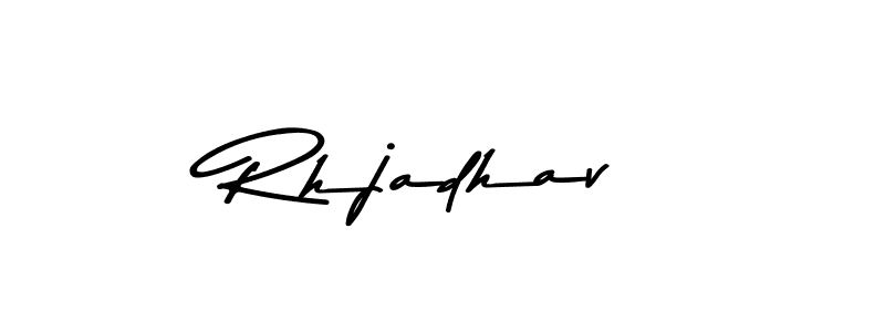 Also You can easily find your signature by using the search form. We will create Rhjadhav name handwritten signature images for you free of cost using Asem Kandis PERSONAL USE sign style. Rhjadhav signature style 9 images and pictures png