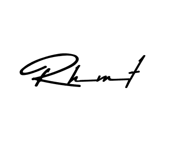 Similarly Asem Kandis PERSONAL USE is the best handwritten signature design. Signature creator online .You can use it as an online autograph creator for name Rhmt. Rhmt signature style 9 images and pictures png