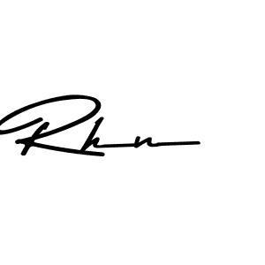 Make a beautiful signature design for name Rhn. Use this online signature maker to create a handwritten signature for free. Rhn signature style 9 images and pictures png