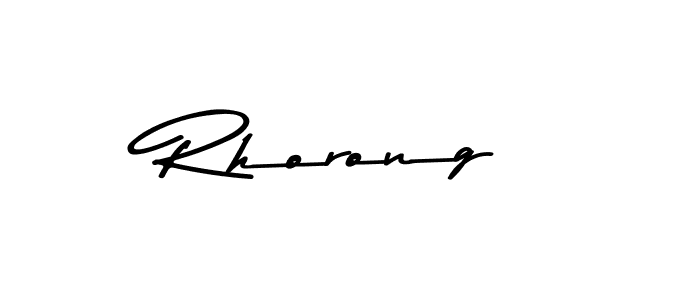 if you are searching for the best signature style for your name Rhorong. so please give up your signature search. here we have designed multiple signature styles  using Asem Kandis PERSONAL USE. Rhorong signature style 9 images and pictures png