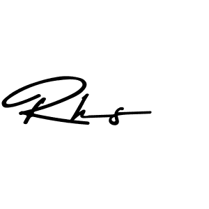 How to make Rhs signature? Asem Kandis PERSONAL USE is a professional autograph style. Create handwritten signature for Rhs name. Rhs signature style 9 images and pictures png