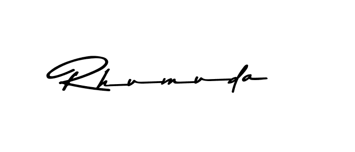 How to Draw Rhumuda signature style? Asem Kandis PERSONAL USE is a latest design signature styles for name Rhumuda. Rhumuda signature style 9 images and pictures png