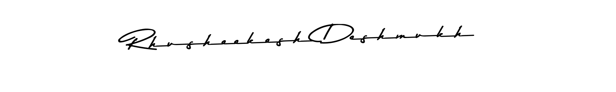 Design your own signature with our free online signature maker. With this signature software, you can create a handwritten (Asem Kandis PERSONAL USE) signature for name Rhusheekesh Deshmukh. Rhusheekesh Deshmukh signature style 9 images and pictures png