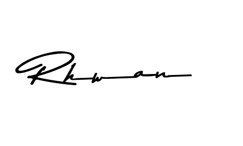 Design your own signature with our free online signature maker. With this signature software, you can create a handwritten (Asem Kandis PERSONAL USE) signature for name Rhwan. Rhwan signature style 9 images and pictures png