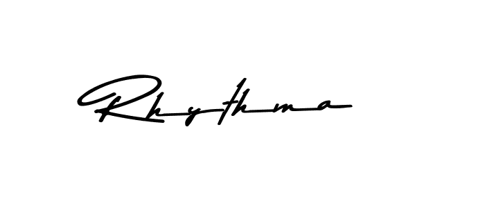 Also we have Rhythma name is the best signature style. Create professional handwritten signature collection using Asem Kandis PERSONAL USE autograph style. Rhythma signature style 9 images and pictures png