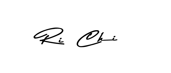 Design your own signature with our free online signature maker. With this signature software, you can create a handwritten (Asem Kandis PERSONAL USE) signature for name Ri  Chi. Ri  Chi signature style 9 images and pictures png