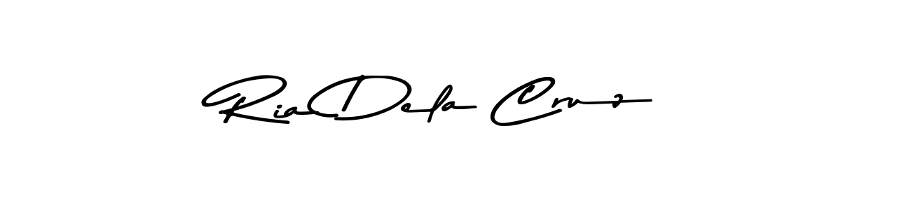 Create a beautiful signature design for name Ria Dela Cruz. With this signature (Asem Kandis PERSONAL USE) fonts, you can make a handwritten signature for free. Ria Dela Cruz signature style 9 images and pictures png