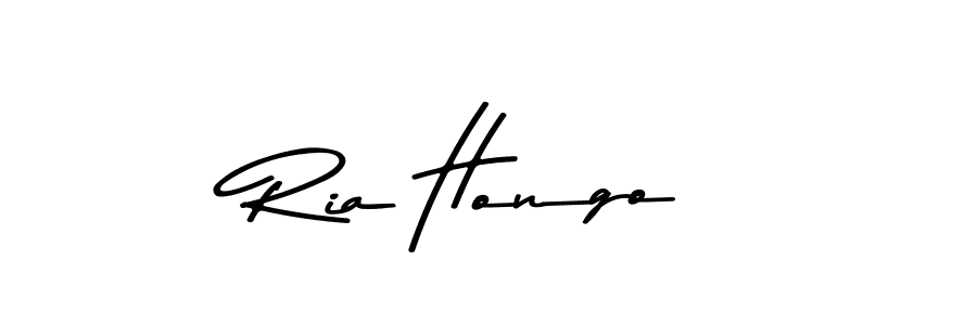 You can use this online signature creator to create a handwritten signature for the name Ria Hongo. This is the best online autograph maker. Ria Hongo signature style 9 images and pictures png