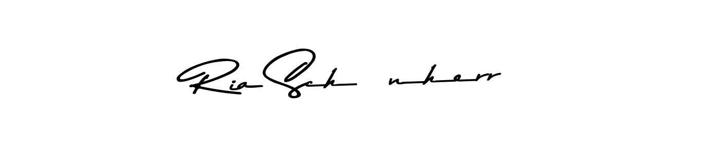 Also You can easily find your signature by using the search form. We will create Ria Schönherr name handwritten signature images for you free of cost using Asem Kandis PERSONAL USE sign style. Ria Schönherr signature style 9 images and pictures png