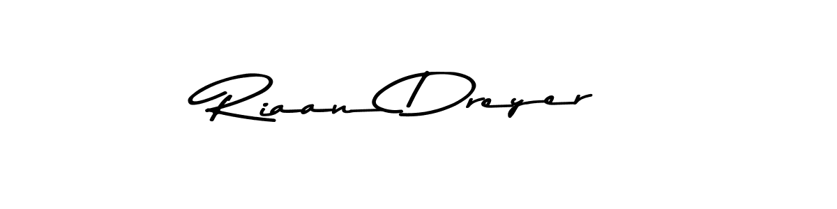 How to make Riaan Dreyer signature? Asem Kandis PERSONAL USE is a professional autograph style. Create handwritten signature for Riaan Dreyer name. Riaan Dreyer signature style 9 images and pictures png