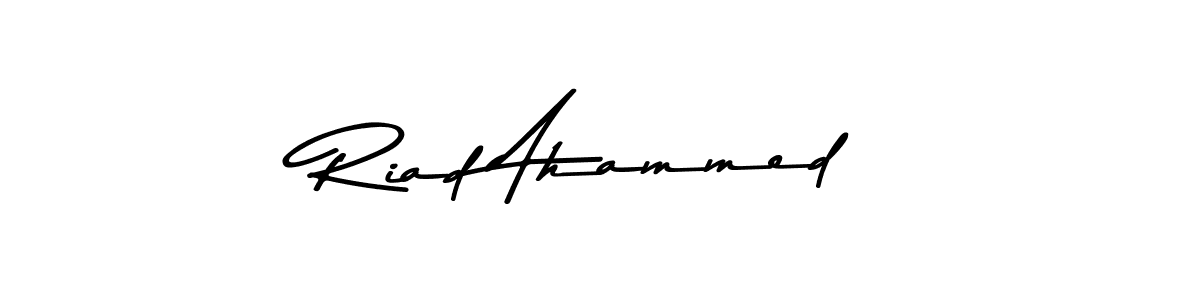 Riad Ahammed stylish signature style. Best Handwritten Sign (Asem Kandis PERSONAL USE) for my name. Handwritten Signature Collection Ideas for my name Riad Ahammed. Riad Ahammed signature style 9 images and pictures png