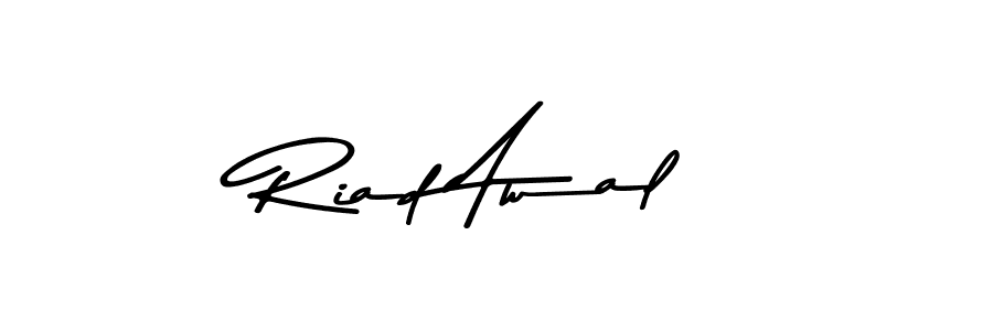 Here are the top 10 professional signature styles for the name Riad Awal. These are the best autograph styles you can use for your name. Riad Awal signature style 9 images and pictures png