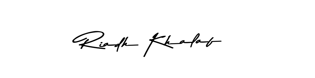 Here are the top 10 professional signature styles for the name Riadh Khalaf. These are the best autograph styles you can use for your name. Riadh Khalaf signature style 9 images and pictures png