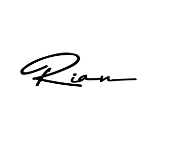 Asem Kandis PERSONAL USE is a professional signature style that is perfect for those who want to add a touch of class to their signature. It is also a great choice for those who want to make their signature more unique. Get Rian name to fancy signature for free. Rian signature style 9 images and pictures png