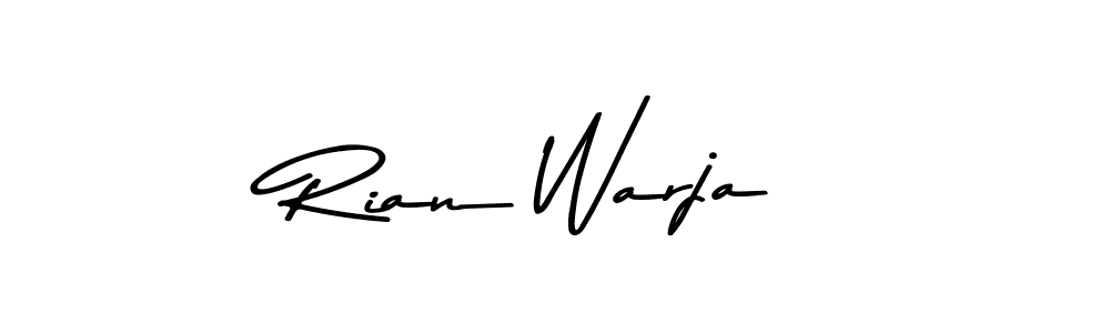 You should practise on your own different ways (Asem Kandis PERSONAL USE) to write your name (Rian Warja) in signature. don't let someone else do it for you. Rian Warja signature style 9 images and pictures png