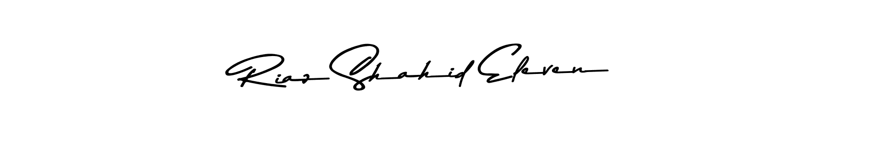 The best way (Asem Kandis PERSONAL USE) to make a short signature is to pick only two or three words in your name. The name Riaz Shahid Eleven include a total of six letters. For converting this name. Riaz Shahid Eleven signature style 9 images and pictures png