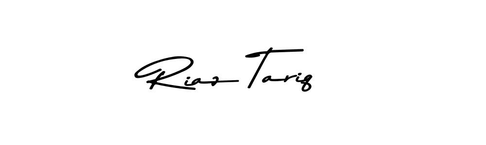 Design your own signature with our free online signature maker. With this signature software, you can create a handwritten (Asem Kandis PERSONAL USE) signature for name Riaz Tariq. Riaz Tariq signature style 9 images and pictures png