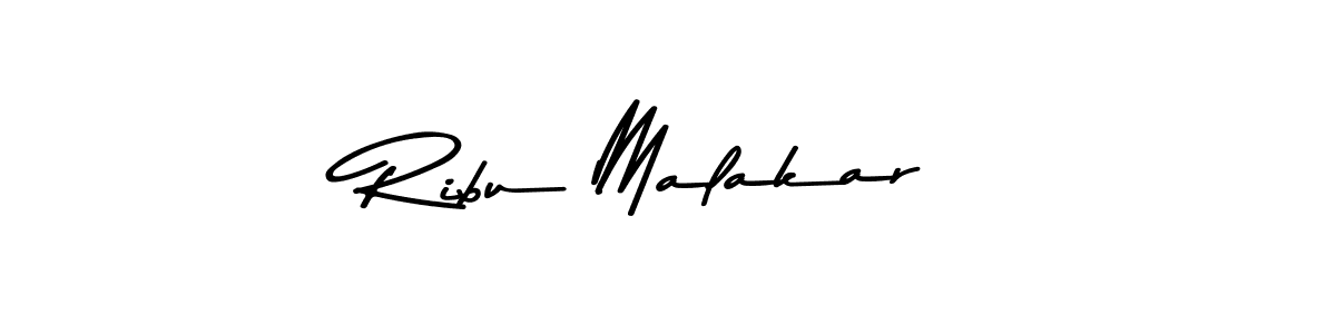 Similarly Asem Kandis PERSONAL USE is the best handwritten signature design. Signature creator online .You can use it as an online autograph creator for name Ribu Malakar. Ribu Malakar signature style 9 images and pictures png