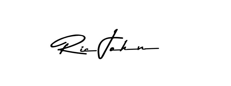 Also You can easily find your signature by using the search form. We will create Ric John name handwritten signature images for you free of cost using Asem Kandis PERSONAL USE sign style. Ric John signature style 9 images and pictures png