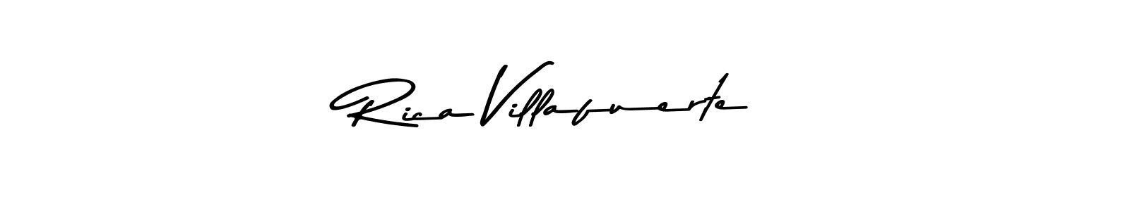 Use a signature maker to create a handwritten signature online. With this signature software, you can design (Asem Kandis PERSONAL USE) your own signature for name Rica Villafuerte. Rica Villafuerte signature style 9 images and pictures png