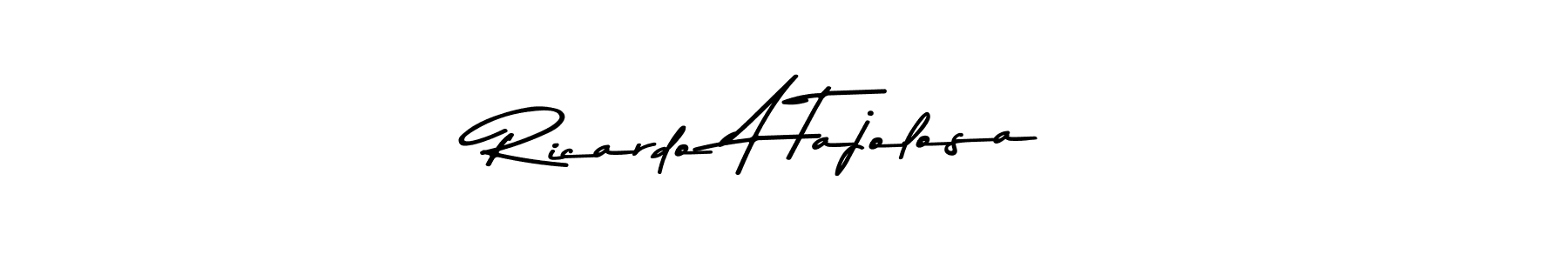 It looks lik you need a new signature style for name Ricardo A Tajolosa. Design unique handwritten (Asem Kandis PERSONAL USE) signature with our free signature maker in just a few clicks. Ricardo A Tajolosa signature style 9 images and pictures png