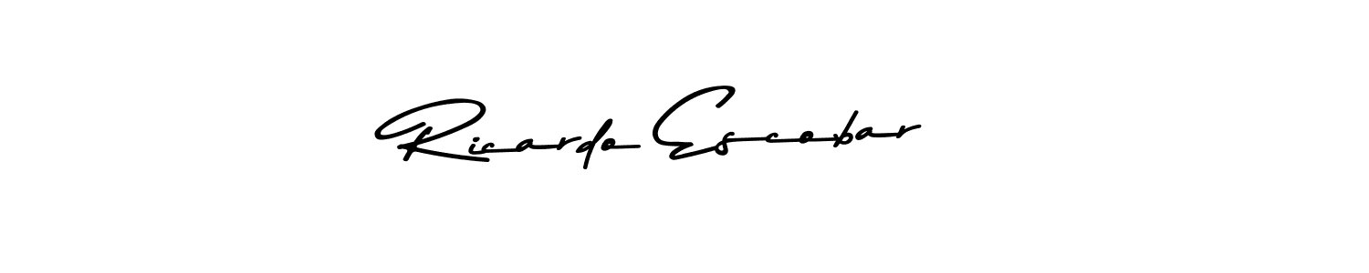 Also You can easily find your signature by using the search form. We will create Ricardo Escobar name handwritten signature images for you free of cost using Asem Kandis PERSONAL USE sign style. Ricardo Escobar signature style 9 images and pictures png