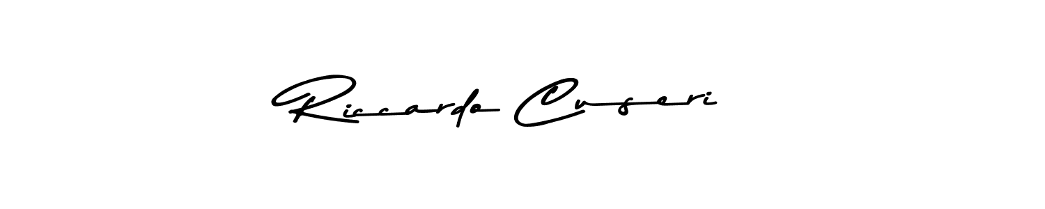 How to make Riccardo Cuseri signature? Asem Kandis PERSONAL USE is a professional autograph style. Create handwritten signature for Riccardo Cuseri name. Riccardo Cuseri signature style 9 images and pictures png