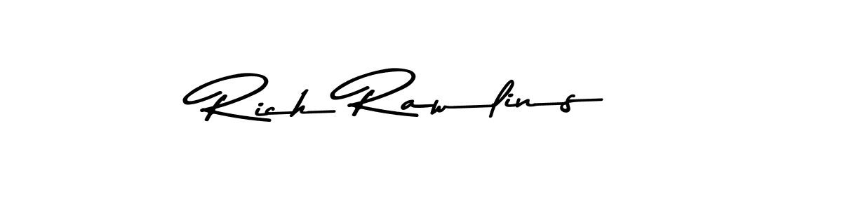 Similarly Asem Kandis PERSONAL USE is the best handwritten signature design. Signature creator online .You can use it as an online autograph creator for name Rich Rawlins. Rich Rawlins signature style 9 images and pictures png