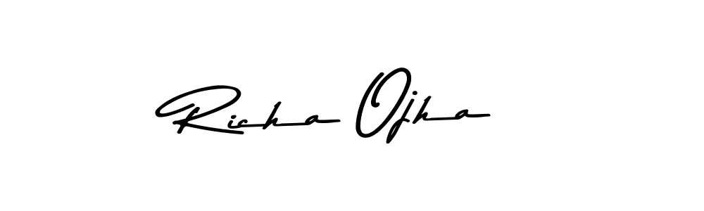 It looks lik you need a new signature style for name Richa Ojha. Design unique handwritten (Asem Kandis PERSONAL USE) signature with our free signature maker in just a few clicks. Richa Ojha signature style 9 images and pictures png