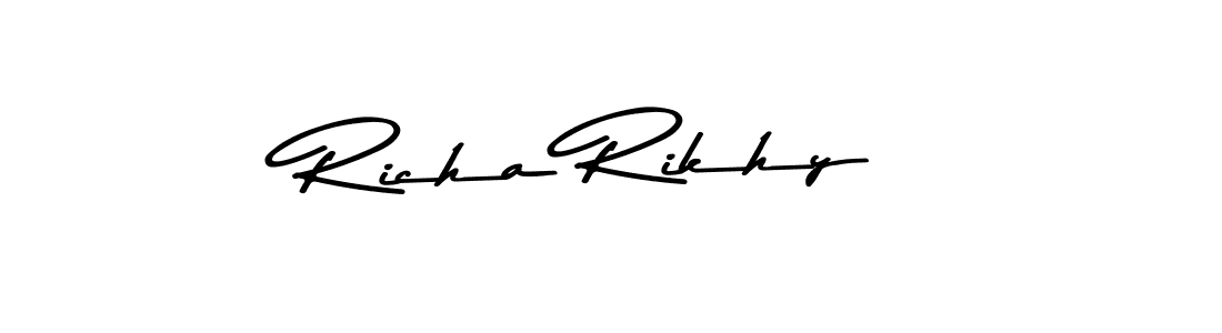 How to Draw Richa Rikhy signature style? Asem Kandis PERSONAL USE is a latest design signature styles for name Richa Rikhy. Richa Rikhy signature style 9 images and pictures png