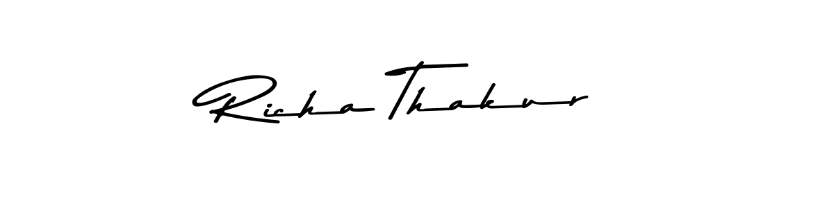 How to make Richa Thakur signature? Asem Kandis PERSONAL USE is a professional autograph style. Create handwritten signature for Richa Thakur name. Richa Thakur signature style 9 images and pictures png