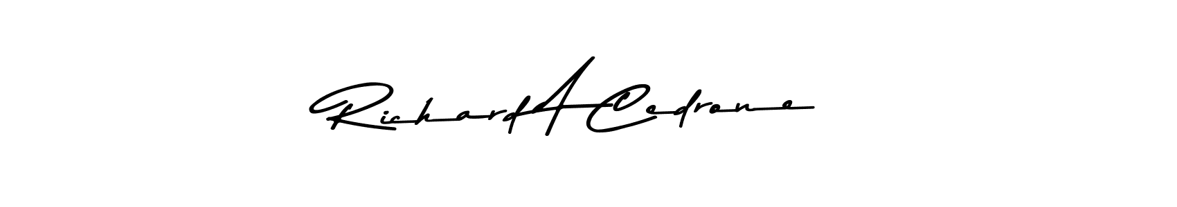 The best way (Asem Kandis PERSONAL USE) to make a short signature is to pick only two or three words in your name. The name Richard A Cedrone include a total of six letters. For converting this name. Richard A Cedrone signature style 9 images and pictures png