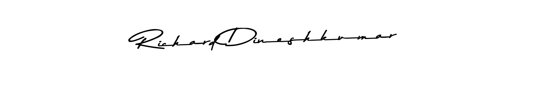 The best way (Asem Kandis PERSONAL USE) to make a short signature is to pick only two or three words in your name. The name Richard Dineshkumar include a total of six letters. For converting this name. Richard Dineshkumar signature style 9 images and pictures png