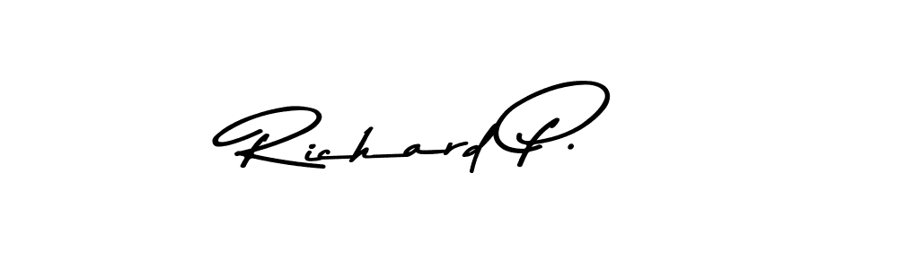 The best way (Asem Kandis PERSONAL USE) to make a short signature is to pick only two or three words in your name. The name Richard P. include a total of six letters. For converting this name. Richard P. signature style 9 images and pictures png