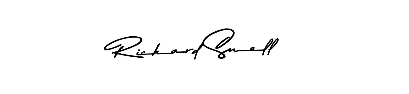 Use a signature maker to create a handwritten signature online. With this signature software, you can design (Asem Kandis PERSONAL USE) your own signature for name Richard Snell. Richard Snell signature style 9 images and pictures png