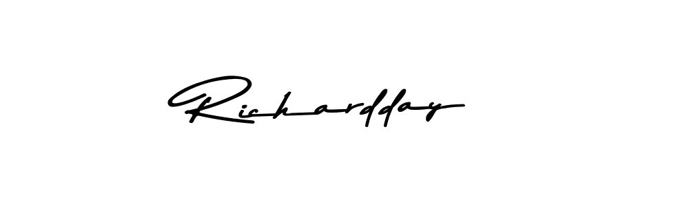 It looks lik you need a new signature style for name Richardday. Design unique handwritten (Asem Kandis PERSONAL USE) signature with our free signature maker in just a few clicks. Richardday signature style 9 images and pictures png