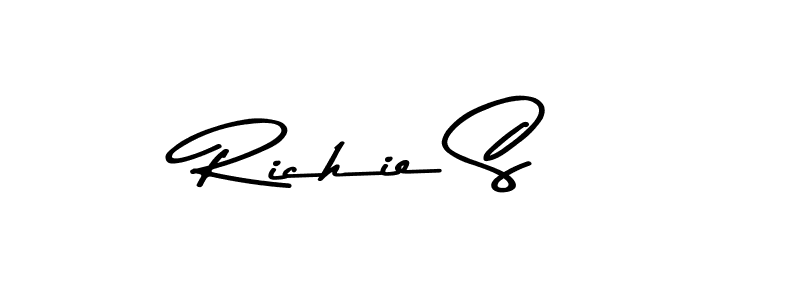 Also You can easily find your signature by using the search form. We will create Richie S name handwritten signature images for you free of cost using Asem Kandis PERSONAL USE sign style. Richie S signature style 9 images and pictures png