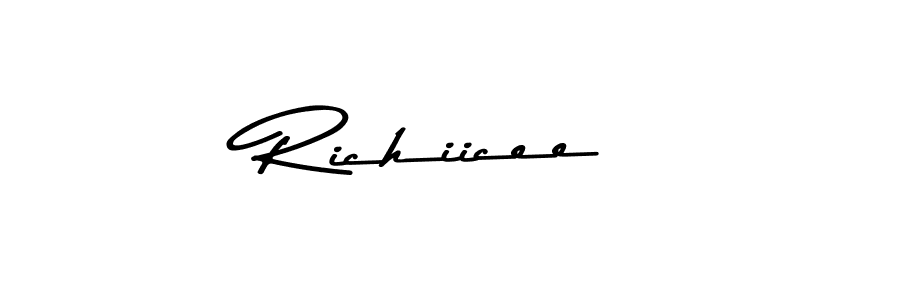 Make a beautiful signature design for name Richiicee. With this signature (Asem Kandis PERSONAL USE) style, you can create a handwritten signature for free. Richiicee signature style 9 images and pictures png