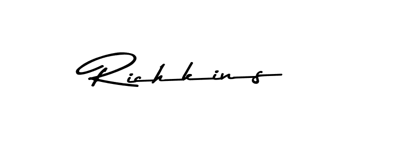 Also You can easily find your signature by using the search form. We will create Richkins name handwritten signature images for you free of cost using Asem Kandis PERSONAL USE sign style. Richkins signature style 9 images and pictures png