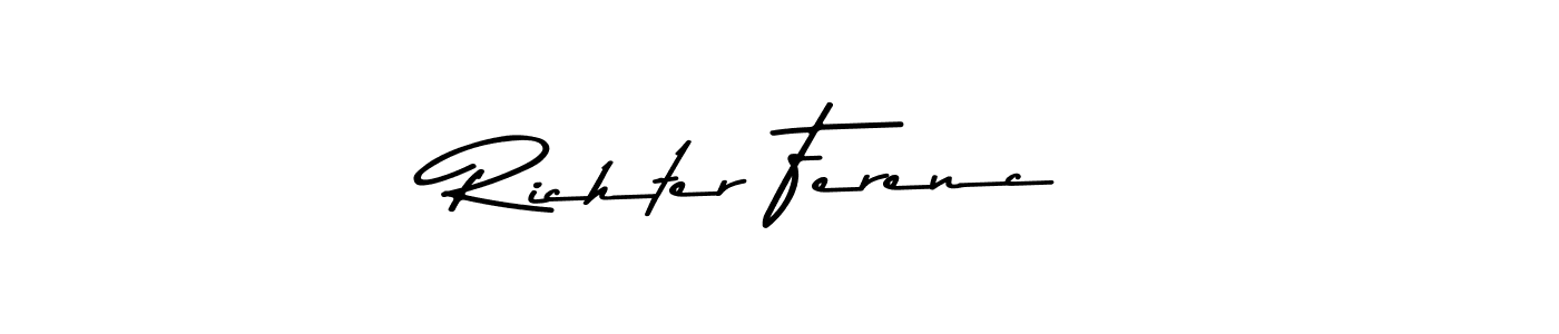 The best way (Asem Kandis PERSONAL USE) to make a short signature is to pick only two or three words in your name. The name Richter Ferenc include a total of six letters. For converting this name. Richter Ferenc signature style 9 images and pictures png