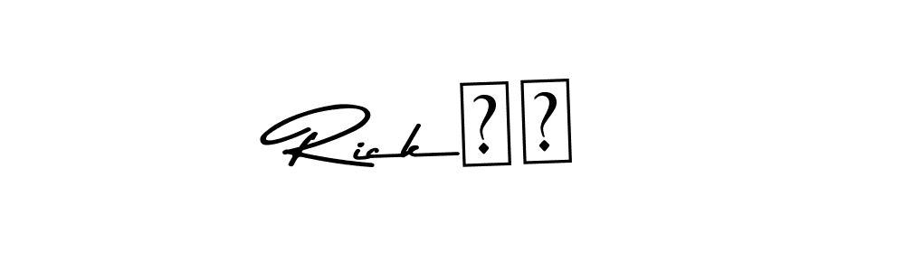 Here are the top 10 professional signature styles for the name Rick❤️. These are the best autograph styles you can use for your name. Rick❤️ signature style 9 images and pictures png