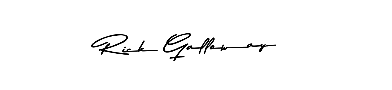 Make a beautiful signature design for name Rick Galloway. With this signature (Asem Kandis PERSONAL USE) style, you can create a handwritten signature for free. Rick Galloway signature style 9 images and pictures png
