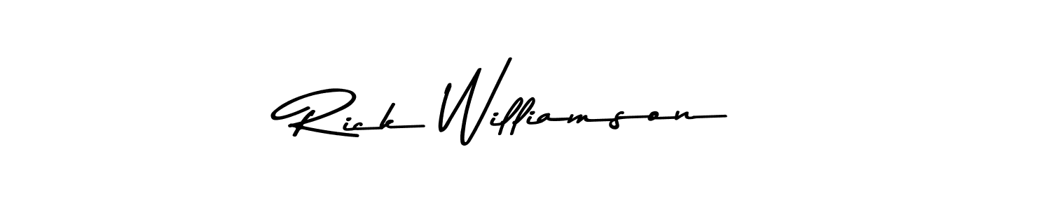 Asem Kandis PERSONAL USE is a professional signature style that is perfect for those who want to add a touch of class to their signature. It is also a great choice for those who want to make their signature more unique. Get Rick Williamson name to fancy signature for free. Rick Williamson signature style 9 images and pictures png