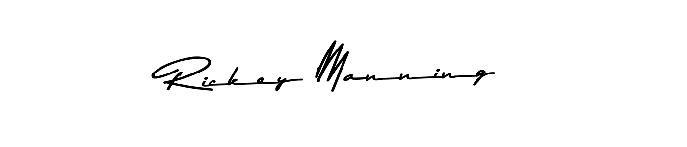 Make a beautiful signature design for name Rickey Manning. With this signature (Asem Kandis PERSONAL USE) style, you can create a handwritten signature for free. Rickey Manning signature style 9 images and pictures png