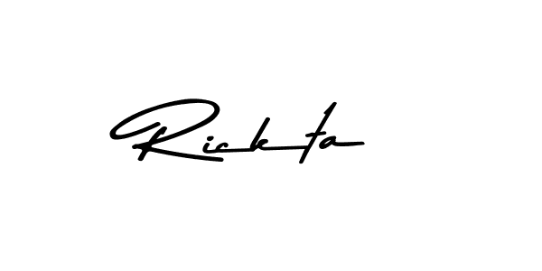Check out images of Autograph of Rickta name. Actor Rickta Signature Style. Asem Kandis PERSONAL USE is a professional sign style online. Rickta signature style 9 images and pictures png