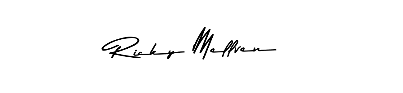 Also we have Ricky Mellven name is the best signature style. Create professional handwritten signature collection using Asem Kandis PERSONAL USE autograph style. Ricky Mellven signature style 9 images and pictures png