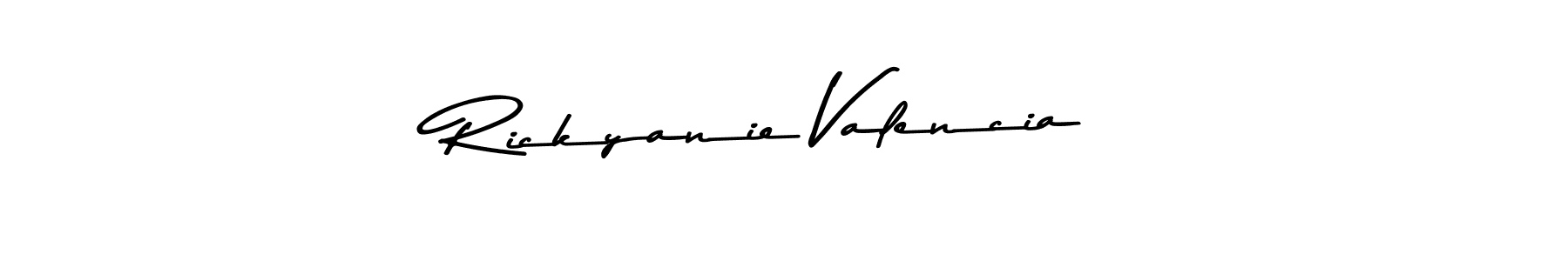 Similarly Asem Kandis PERSONAL USE is the best handwritten signature design. Signature creator online .You can use it as an online autograph creator for name Rickyanie Valencia. Rickyanie Valencia signature style 9 images and pictures png