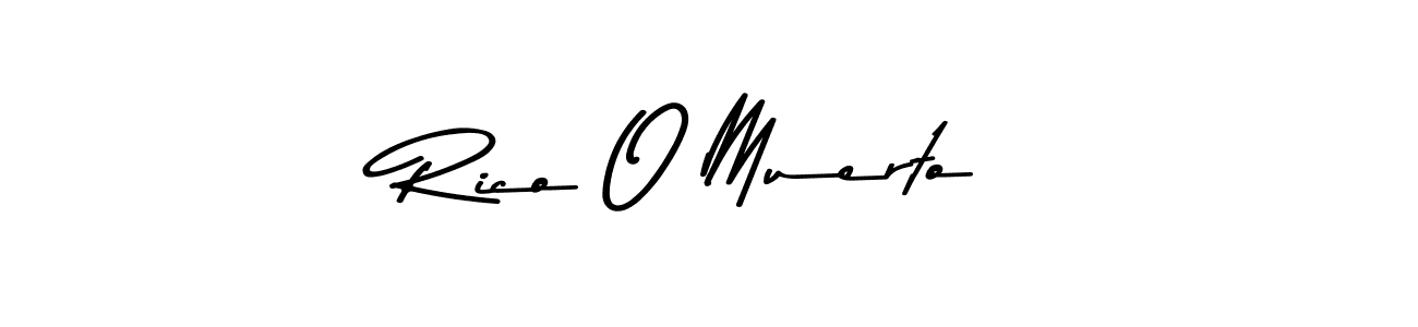 Here are the top 10 professional signature styles for the name Rico O Muerto. These are the best autograph styles you can use for your name. Rico O Muerto signature style 9 images and pictures png